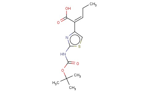 (Z)-2-(2-TERT-BUTOXYCARBONYLAMINOTHIAZOL-4-YL)-2-PENTENOIC ACID
